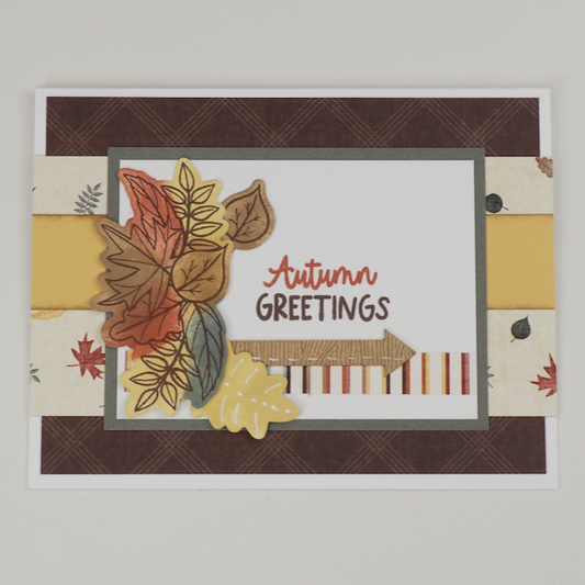 Autumn Greetings Note Card | Thanksgiving Cards (2-pack)