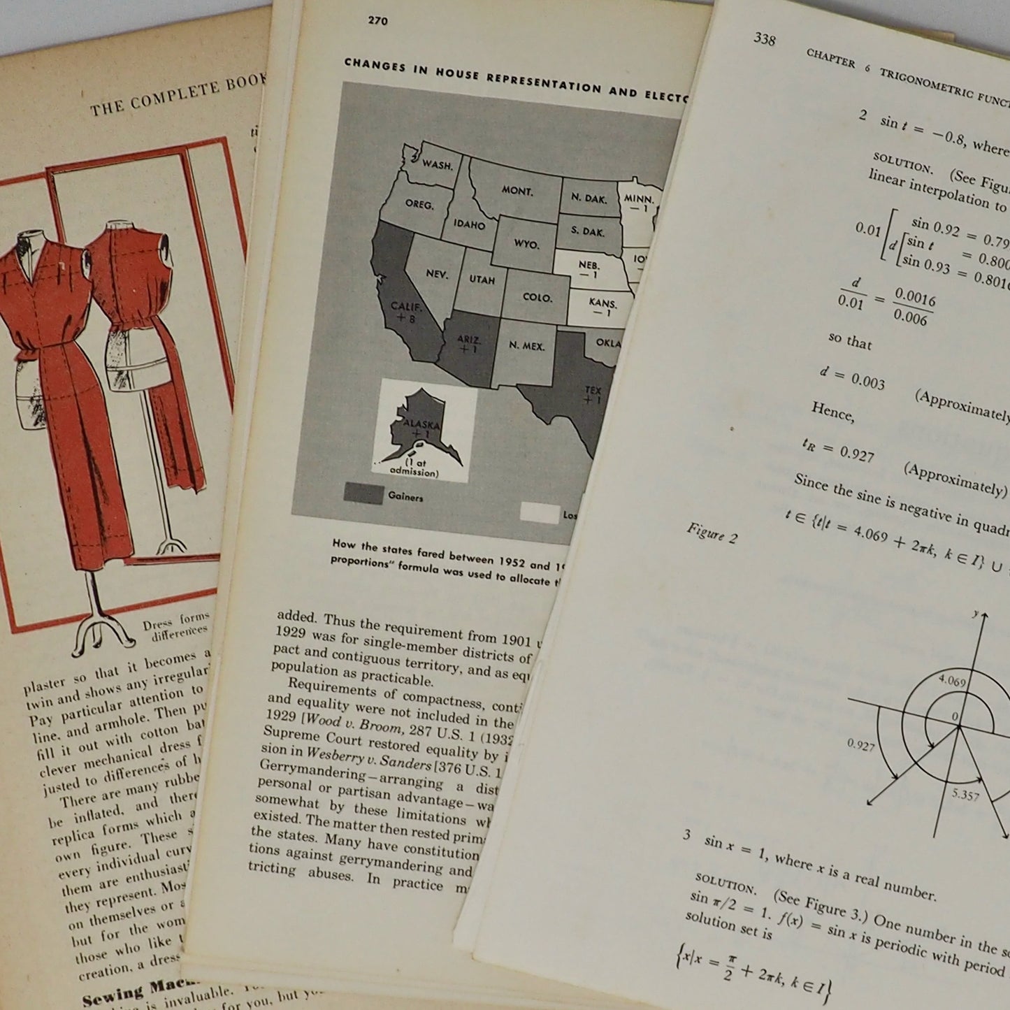 Curated Vintage Book Page Bundles From 1890s to 1980s - 10 to 25 different books!